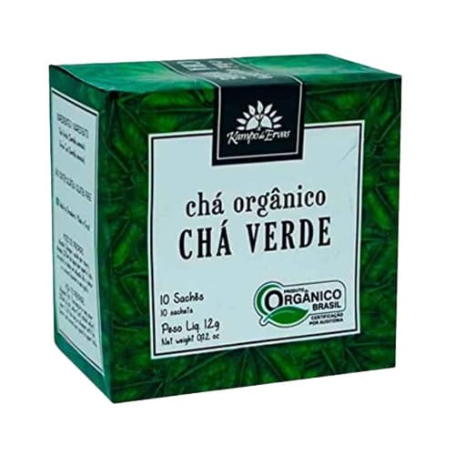 Kit 3X: Chá Verde Orgânico Kampo de Ervas 10 sachês
