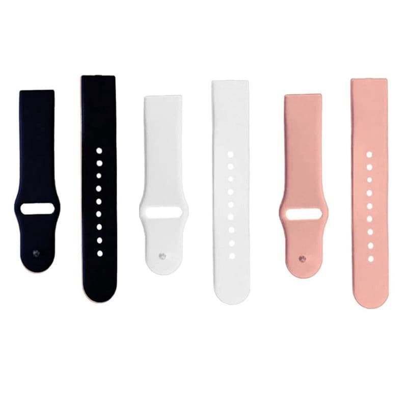 Pulseira de silicone para relógio smartwatch Y68 e D20