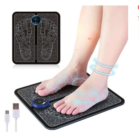 EMS Massageador de Pés Elétricos Relaxamento Muscular