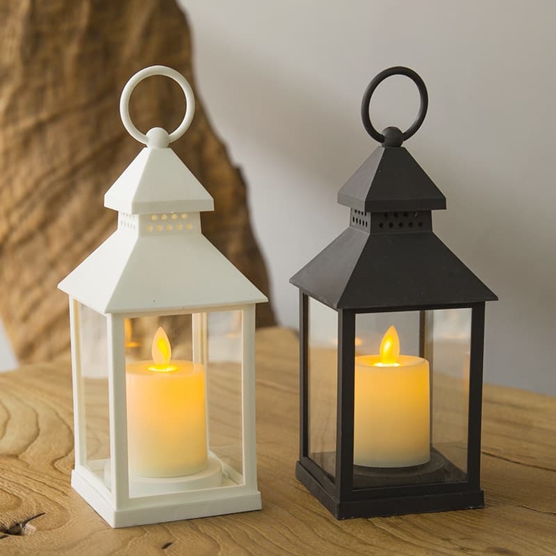 Lampião Luminária Grande Lanterna Led Decoração A22xL10xC10