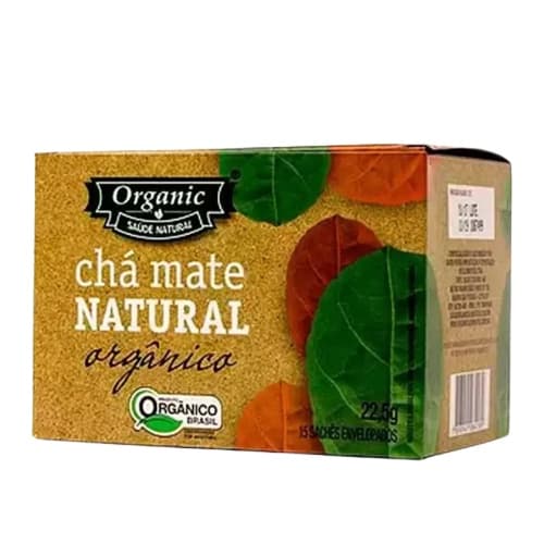 Kit 3X: Chá Mate Orgânico Organic 15 Sachês