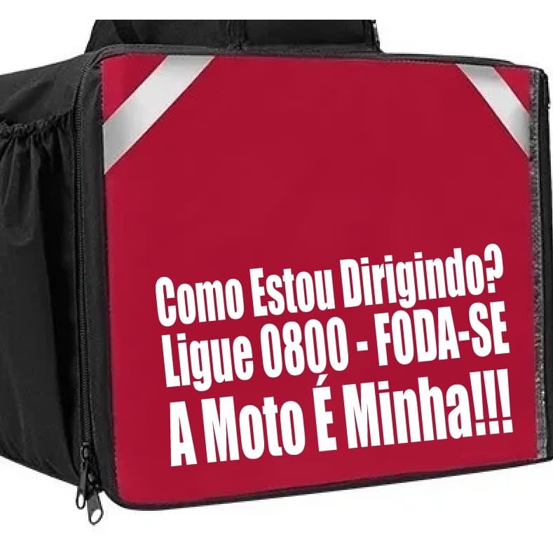 ADESIVO PARA MOTO como estou dirigindo FODA-SE A MOTO É MINHA 36 CM