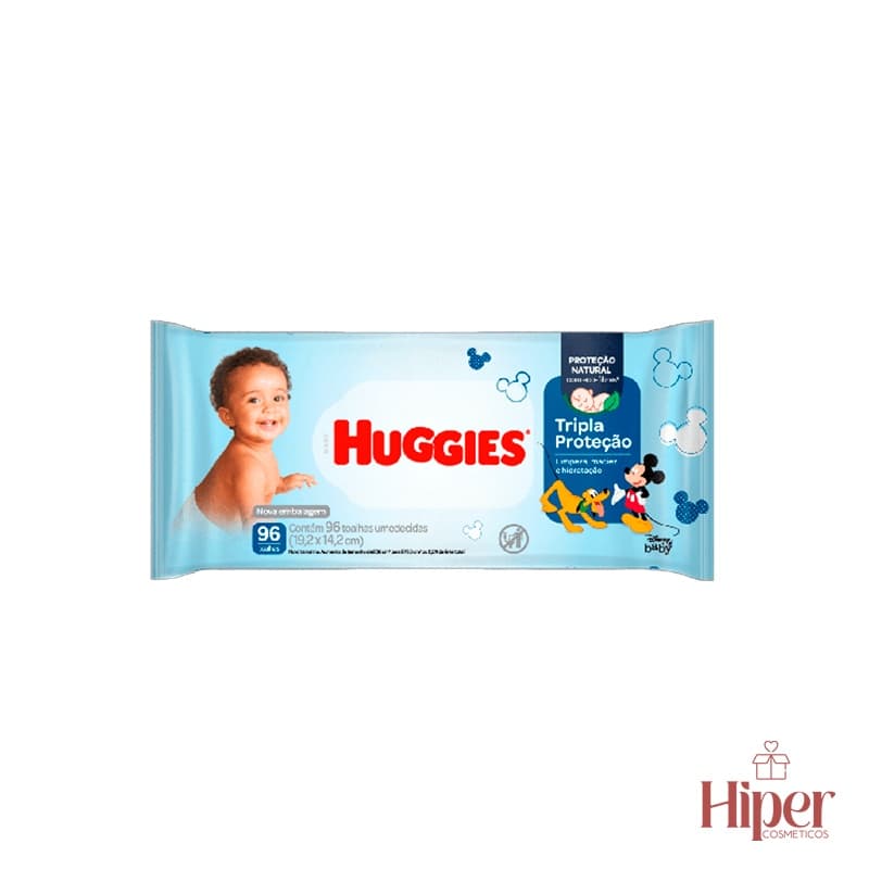 Huggies Toalhas / Lenços umedecidos Tripla proteção c/ 88un