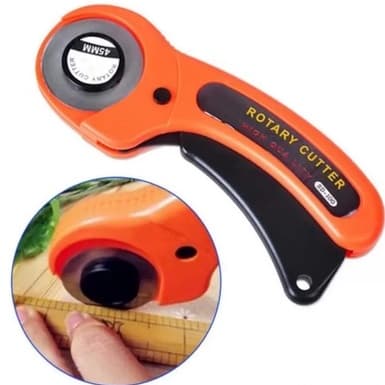 Cortador Circular Rotativo 45mm Papel Tecido Patchwork NYBC Manual com Trava
