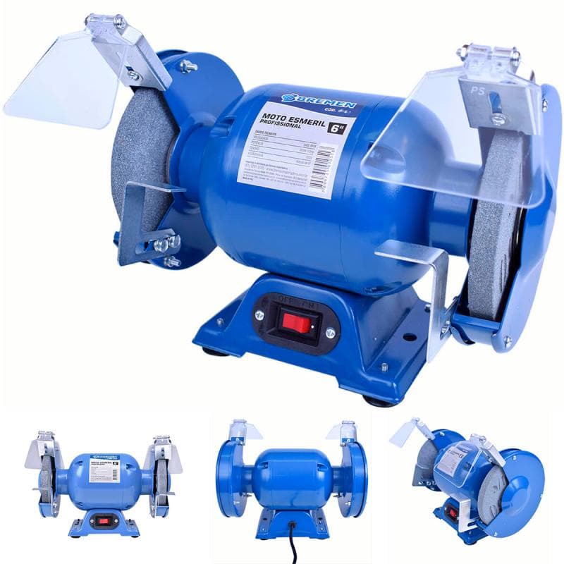 Moto Esmeril 6 Pol 1/2 Hp 350w 3400 Rpm Bremen