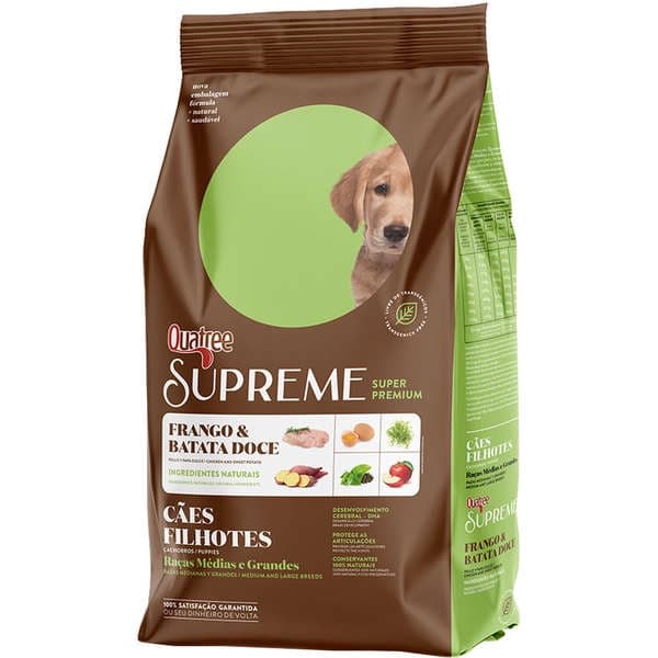 Ração Quatree Supreme Filhote Raça Média e Grandes 10,1 kg