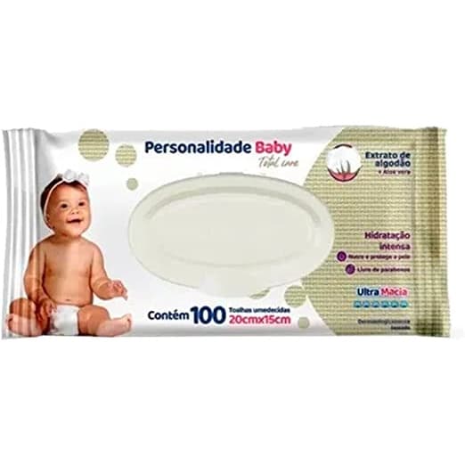 Toalha Umedecida Personalidade Baby total care