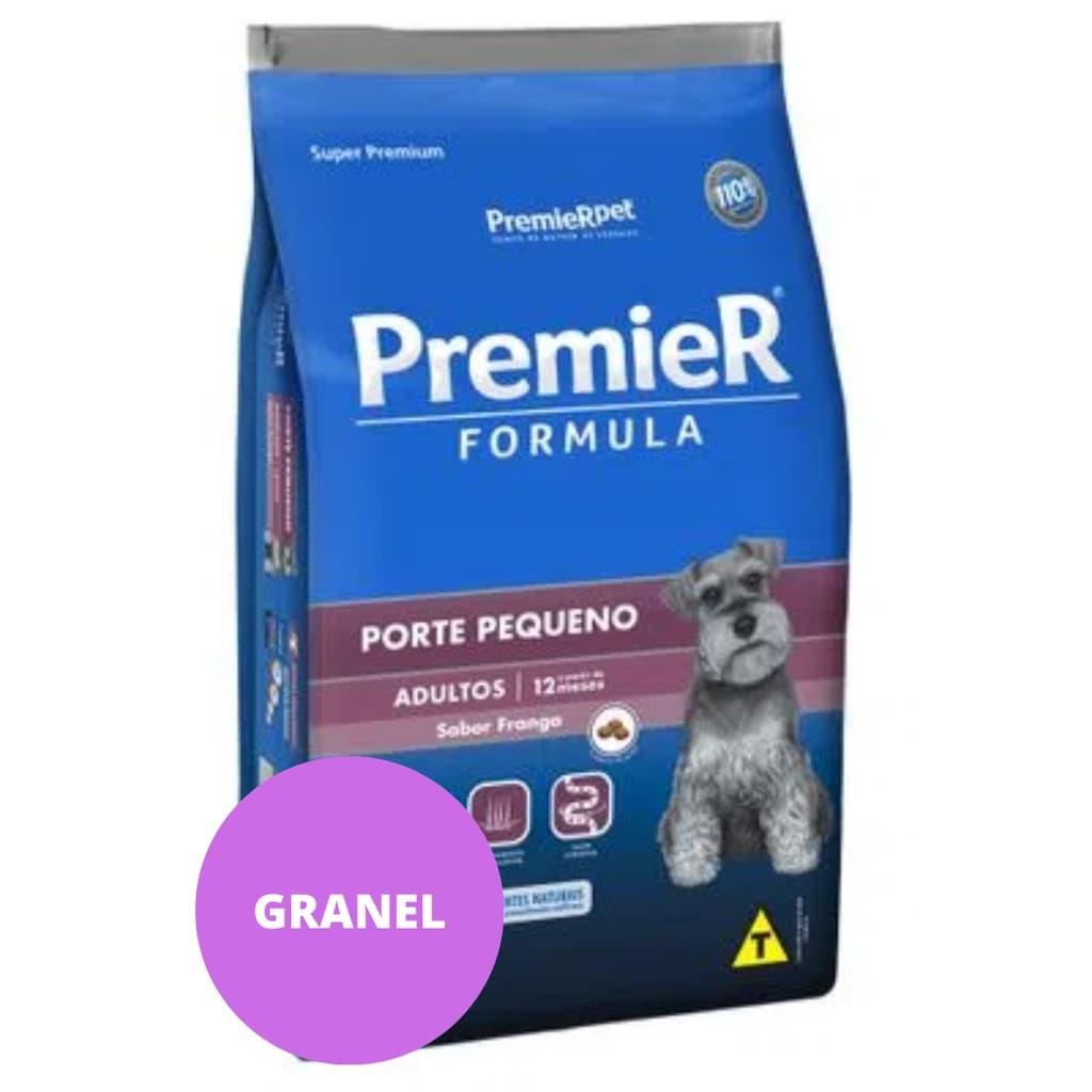 Ração Premier Fórmula para Cães Adultos Raças Pequenas Sabor Frango 1kg - Granel