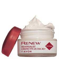 Creme Renew Reversalist Dia ou Noite Renovação 30+ - 15g Avon  Anti-Idade Facial