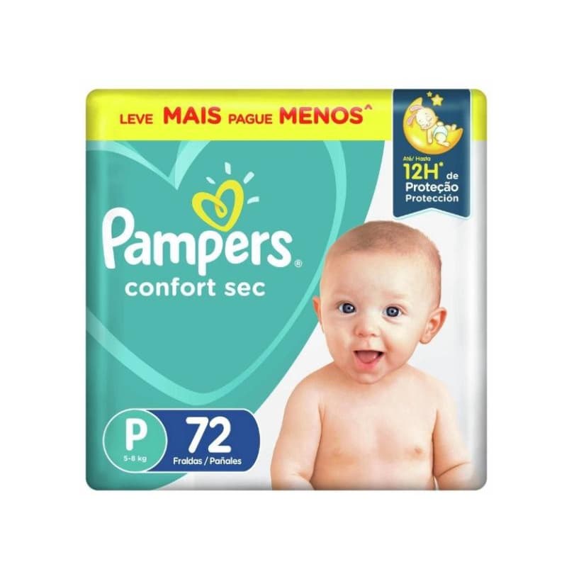 Fralda Pampers Confortsec Pacotão M/G/XG/XXG