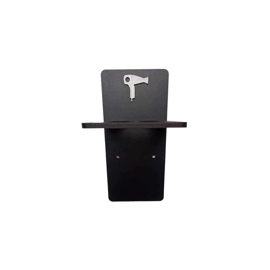 Suporte Parede Para Secador Cabelo Barbearia