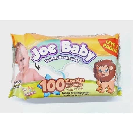 Toalha Umedecida Joe Baby L100 PG 80Un