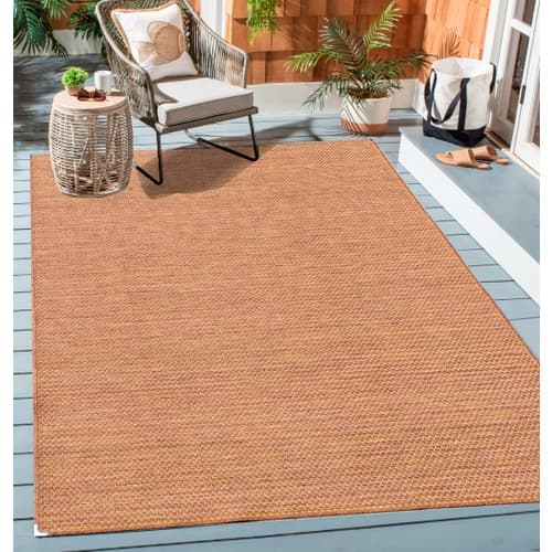Tapete Sala Terracota 1.00x1.50 Antiderrapante Sisal Promoção.