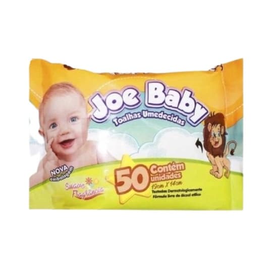 Toalha Umedecida Joe Baby C/50 Un