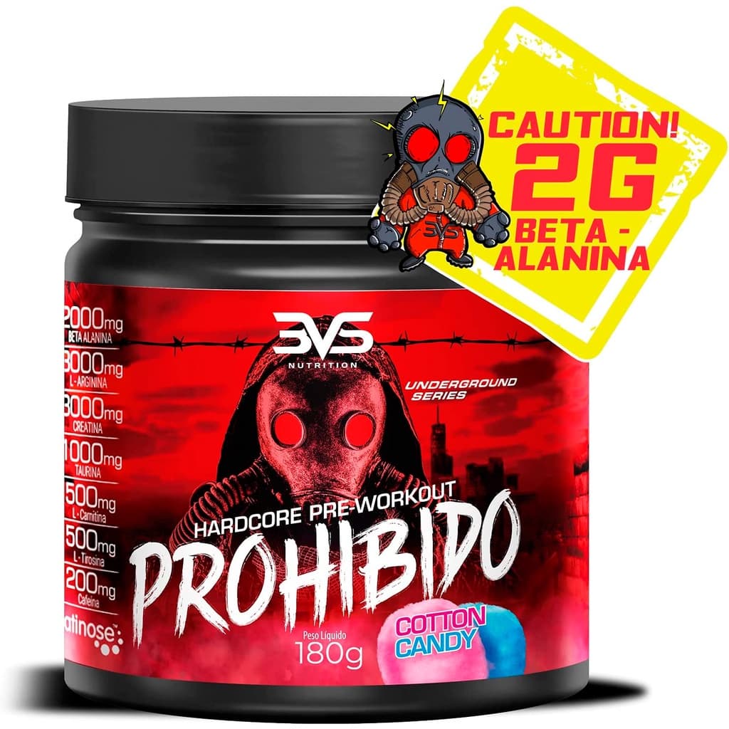 Prohibido Pré-Treino - Ultra Concentrado - 180g - 3VS Nutrition (100% Original)
