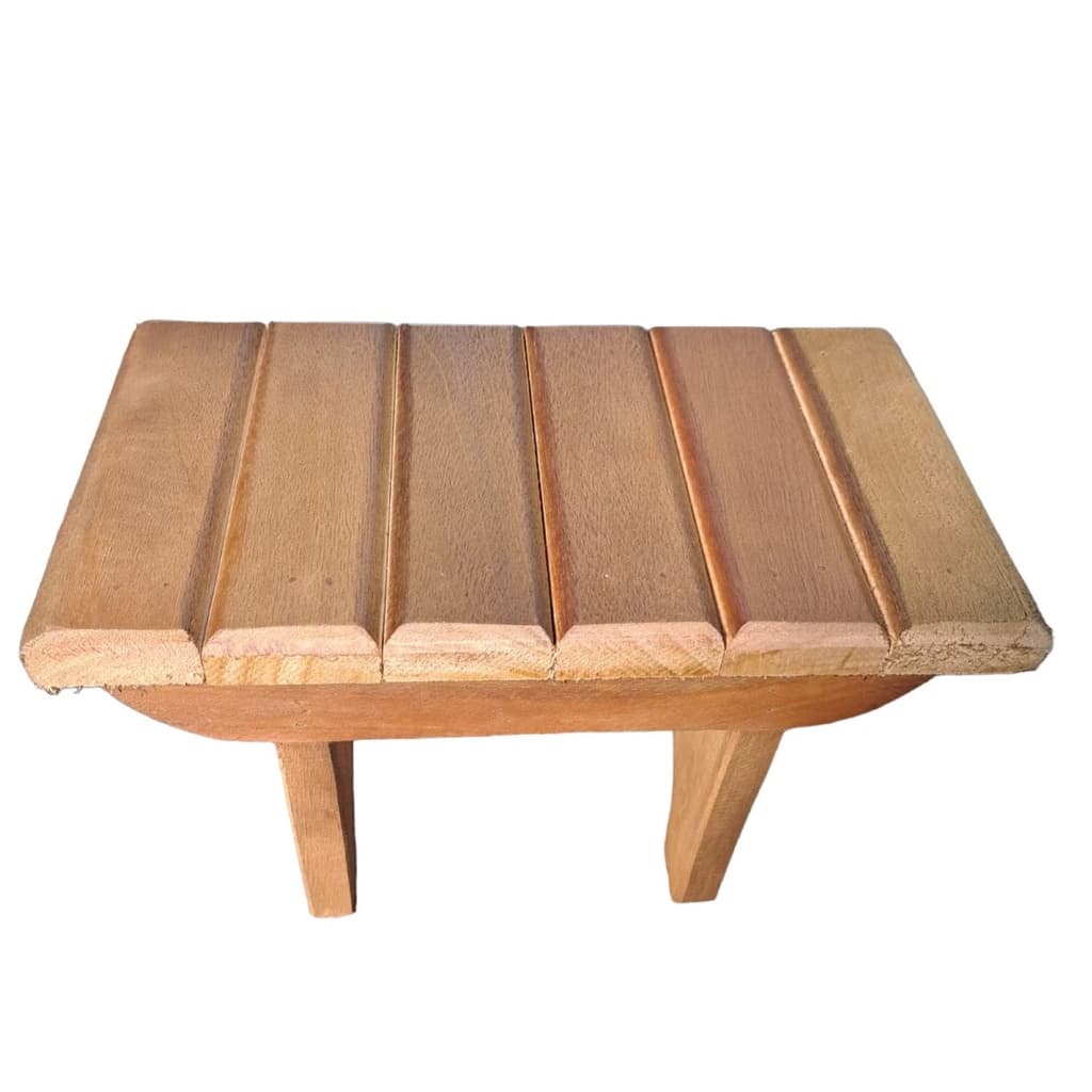 Banquinho de Madeira Infantil Jardim Puff