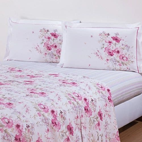 Jogo de Lençol Cama Casal Queen 4 Peças Microfibra Estampas Sortidas