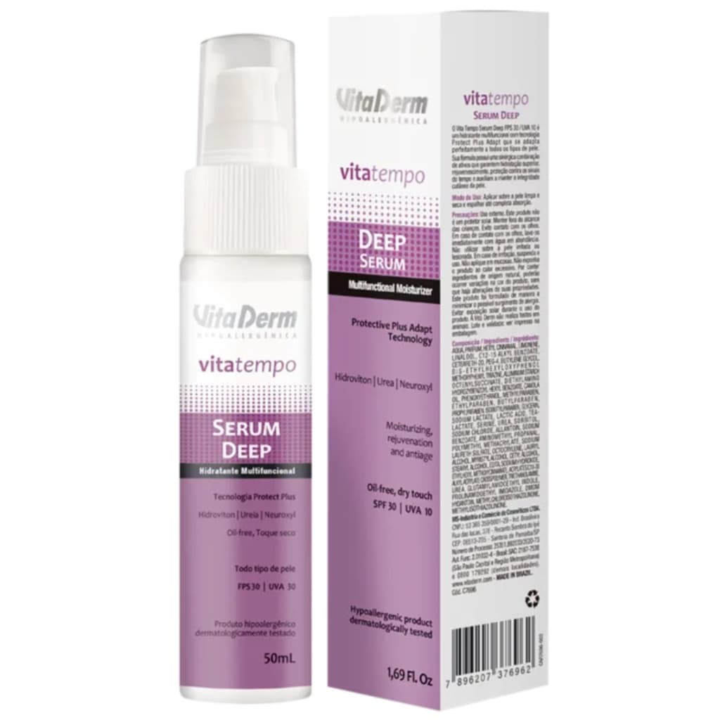 Deep Serum Anti-idade Vitatempo VITA DERM 50ml