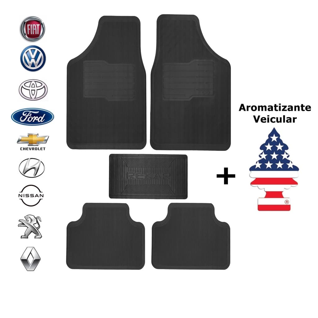 Tapete Automotivo Borracha Universal Todas As Marcas