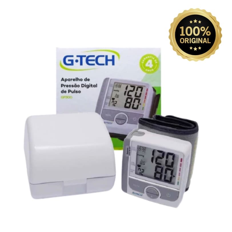 Aparelho Medidor De Pressão Arterial Digital De Pulso G-tech Gp300