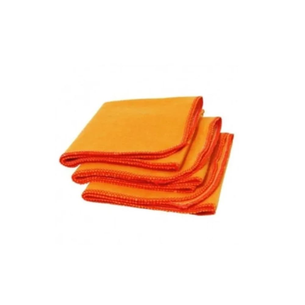 Kit 3 Flanelas Limpeza Pesada Carro 100% Algodão 38x48cm