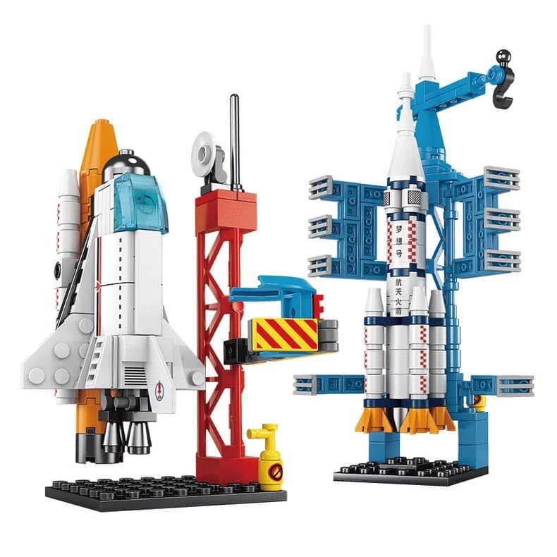 Blocos de Montar Nave Espacial e Foguete Kit Completo Compatível com Lego