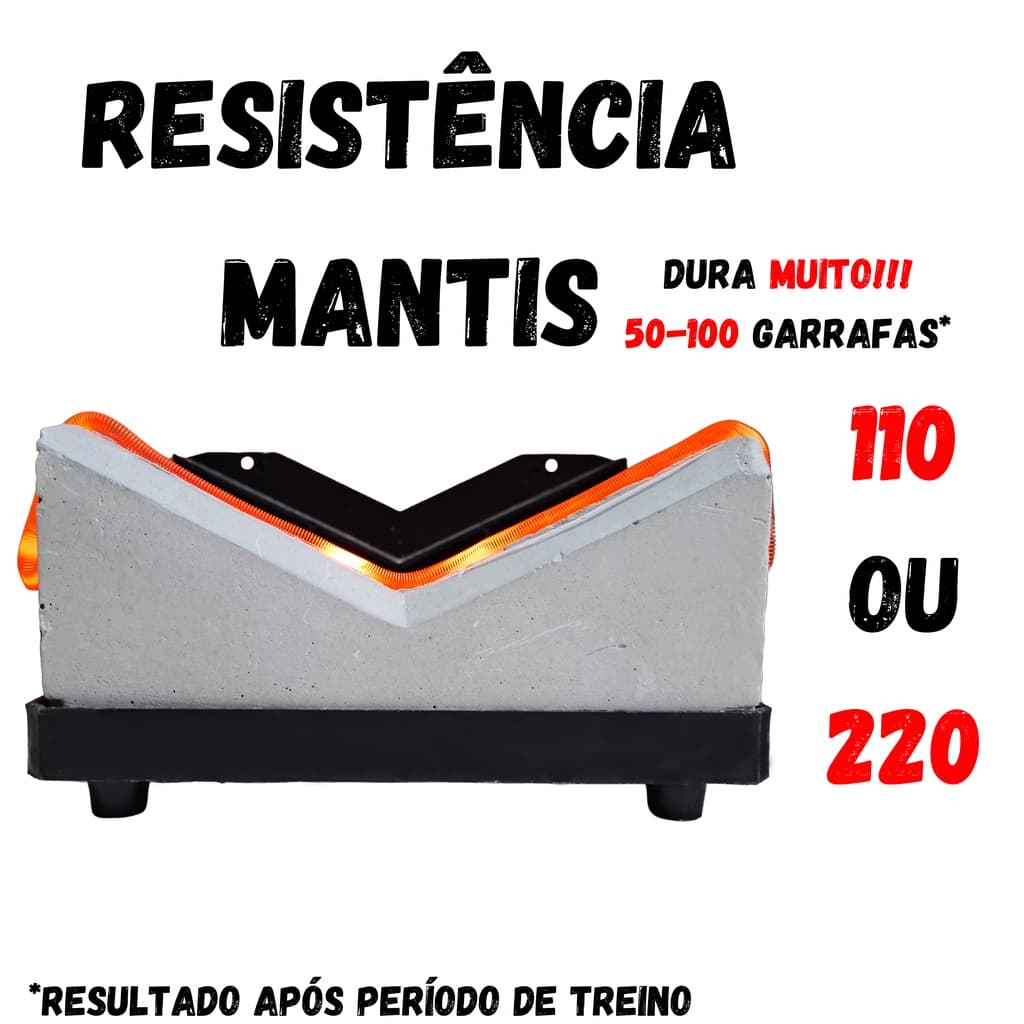 Maquina Cortadora Corte Garrafa Vidro Elétrica 2 Resistencia