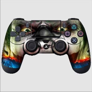 Adesivo de customização para controle video game rosto jocker