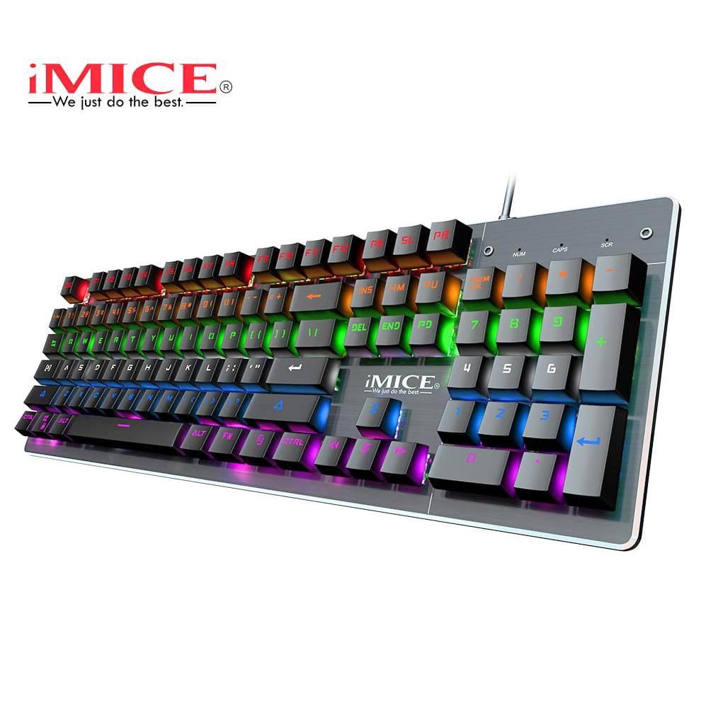 Imice Teclado Gamer Retroiluminado Semi-mecânico Ak-600