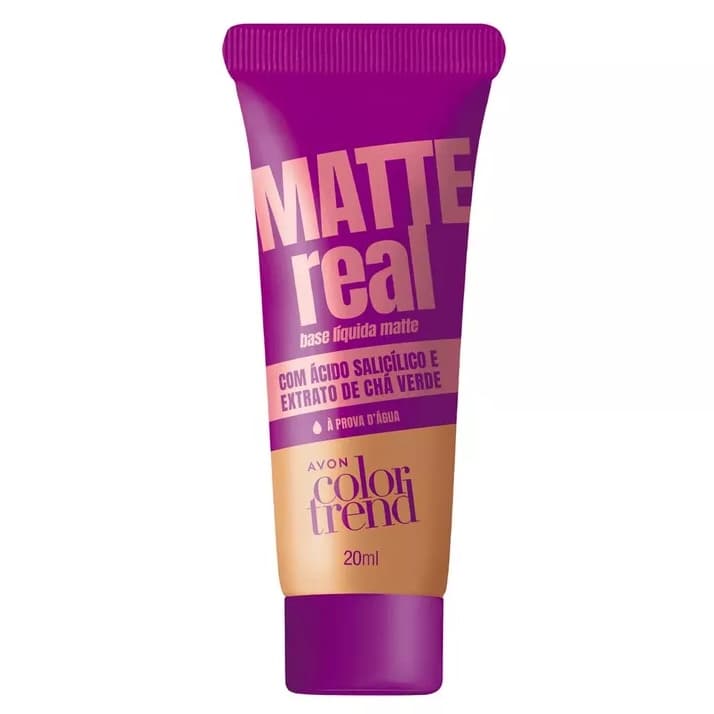 Base Líquida Avon Color Trend Matte Real 240 N 20ml