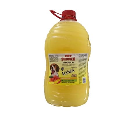Shampoo Pet Shower Manga 5 Litros para Pet Shop, Banho e Tosa e Clínica Veterinária