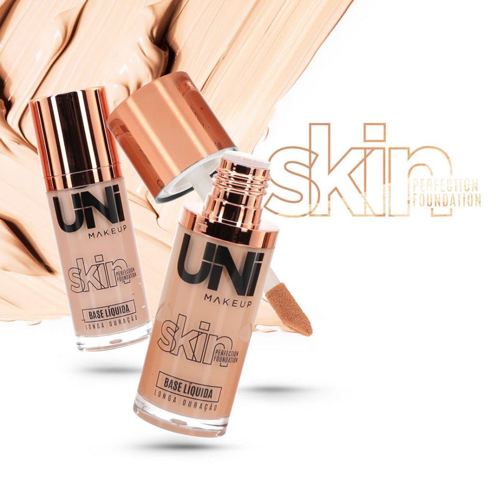 Base Líquida Skin Perfection Foundation Toque Seco Unimakeup