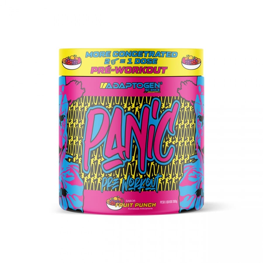 Panic Pré-treino Super Concentrado 300g Pre Workout Adaptogen