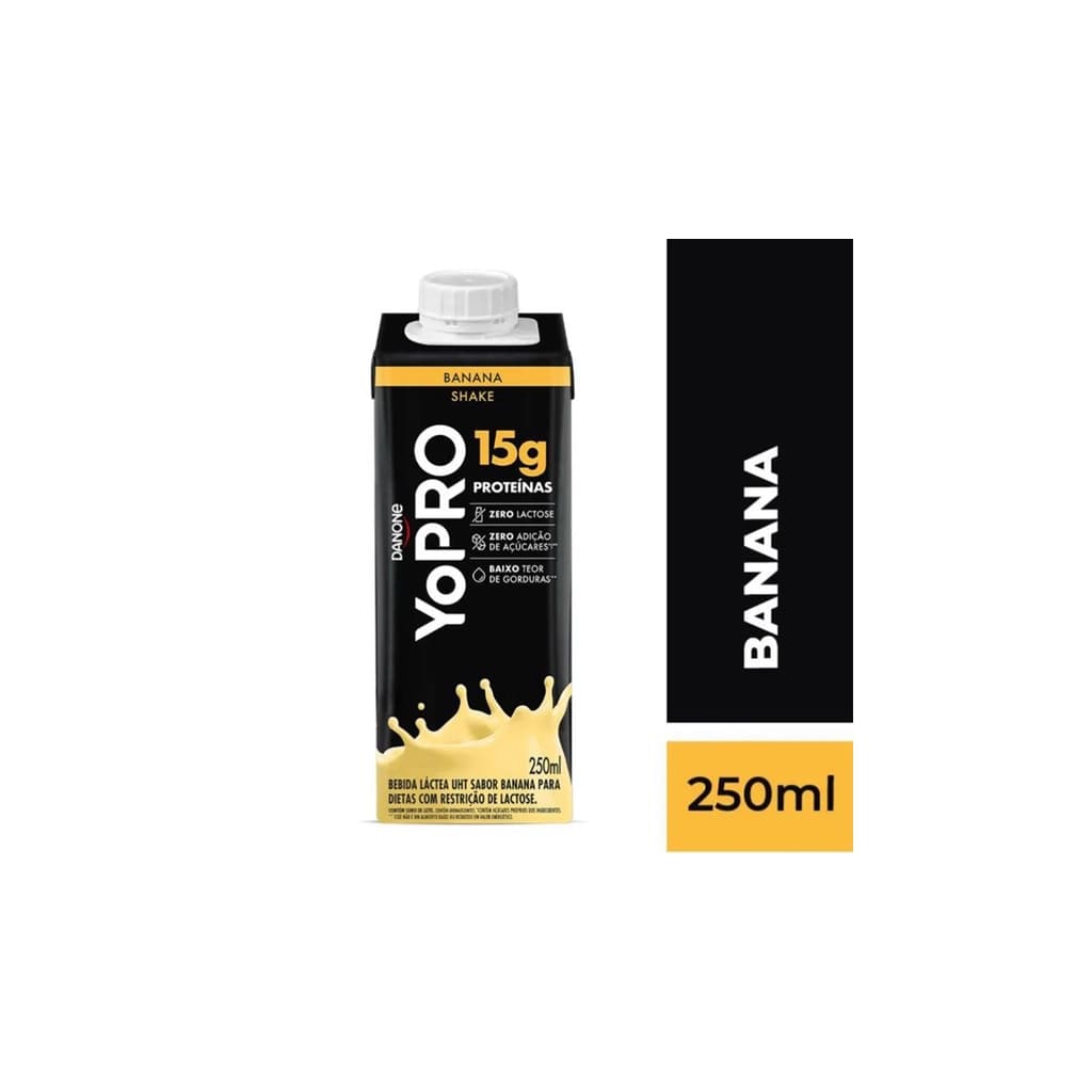 Kit C/ 12 Unidades Yopro Danone Banana 15g Proteina