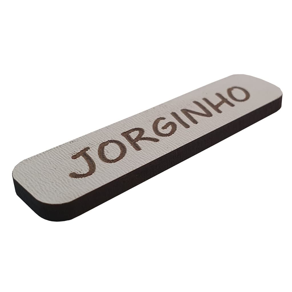 Placa de Identificação Nome para Tocas e Casinhas Hamster Gerbil Topolino