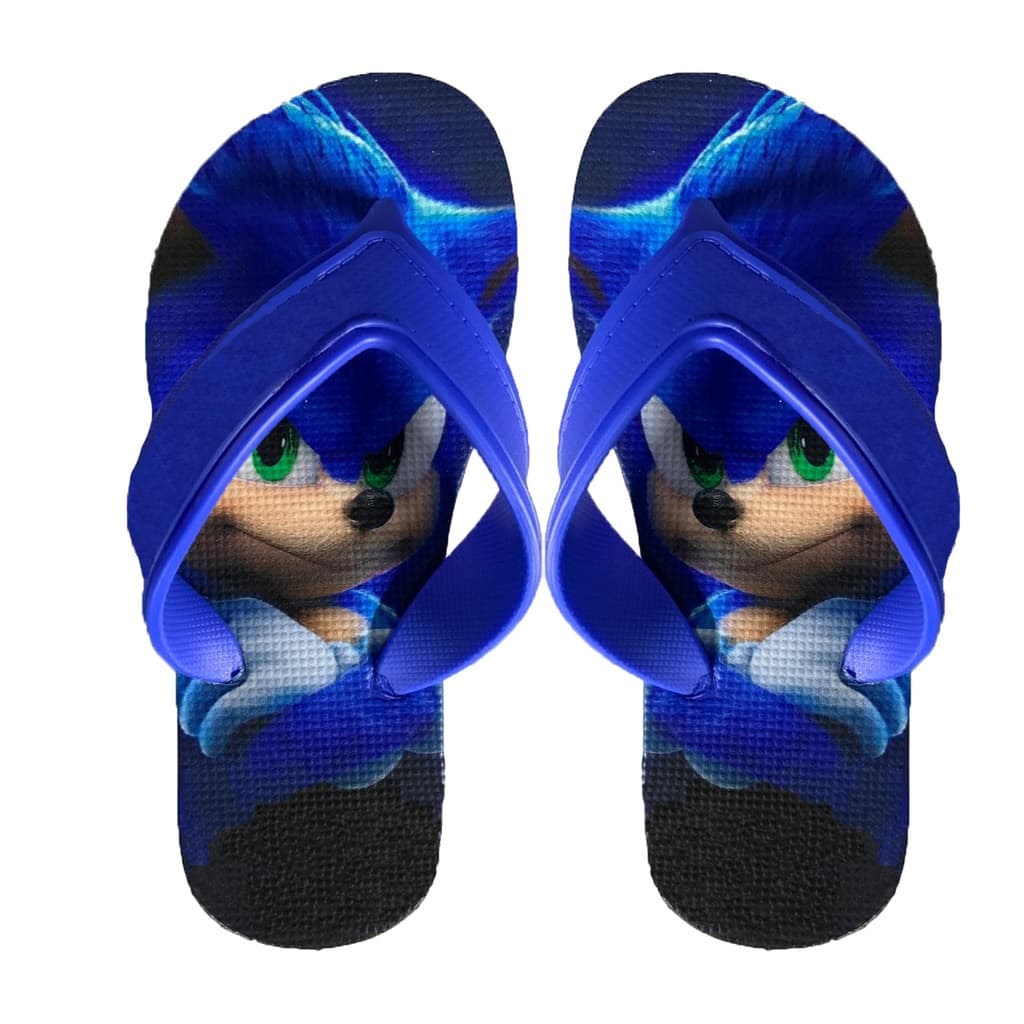 Chinelo Dedo Menino Infantil Masculino Sonic Leve Macio Confortavel Anna Calçados