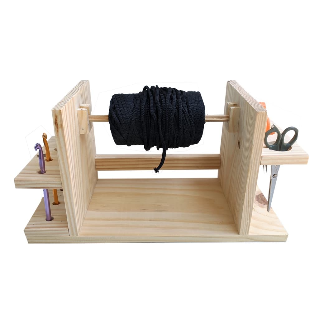 Suporte para linha de crochê, barbante.