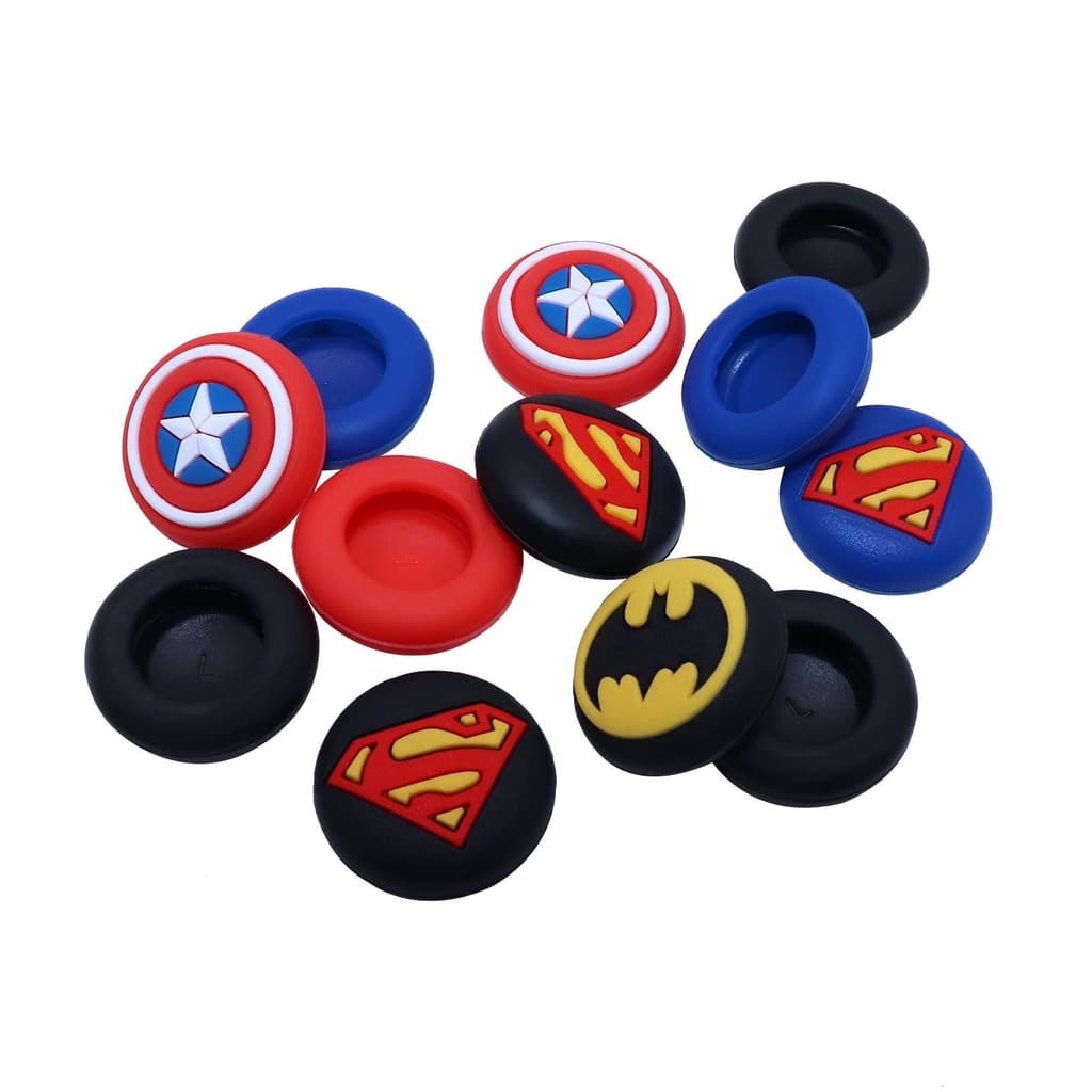 Kit 8 - Grip de Silicone para botão analógico de controles de vídeo games - Vários Modelos