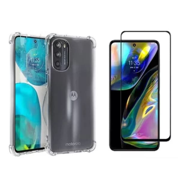 Kit Capa Capinha MOTO G52 + Película de Vidro 3D / MOTO G52 / G82