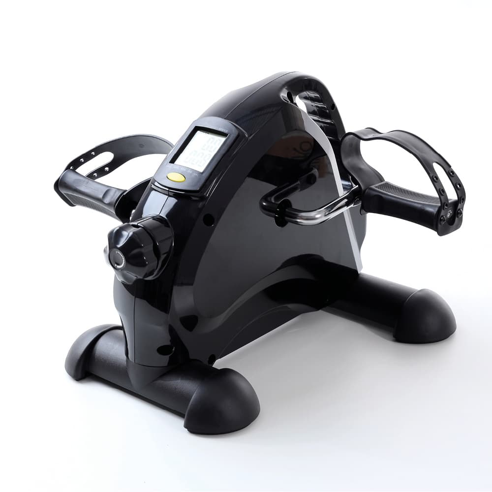 Mini Bike Ergométrica Preta Fisioterapia Simulação Bicicleta Portátil Pro