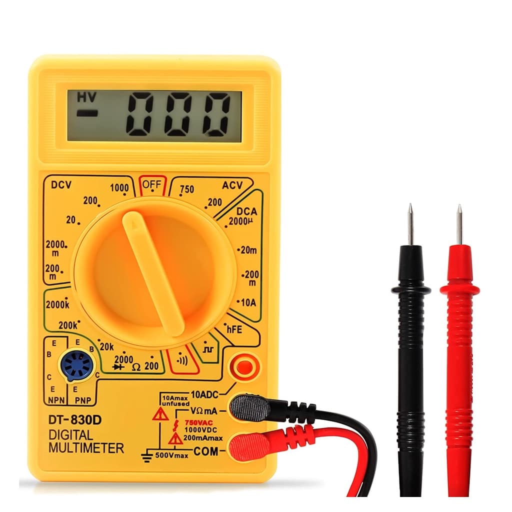 Multimetro Digital Dt-830d Portátil Profissional Sem Bateria