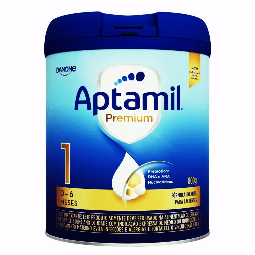 Fórmula Infantil Aptamil Premium 1 800g 0 a 6 Meses Envio Imediato