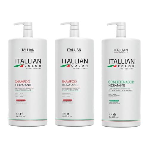 Kit 2 Shampoo Hidratante + 1 Condicionador Hidratante 2,5l