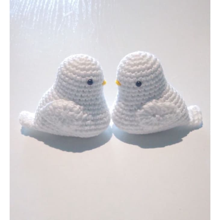 kit 4 pombinhas crochê amigurumi