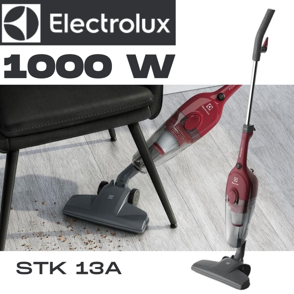 Aspirador 1000W  2 em 1 / Aspirador de Pó Vertical 1000W Power Speed Electrolux STK13A 127v