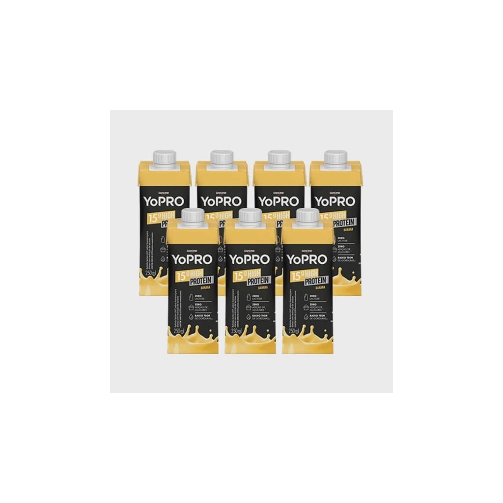 Kit C/ 6 Unidades Yopro Danone Banana 15g Proteina