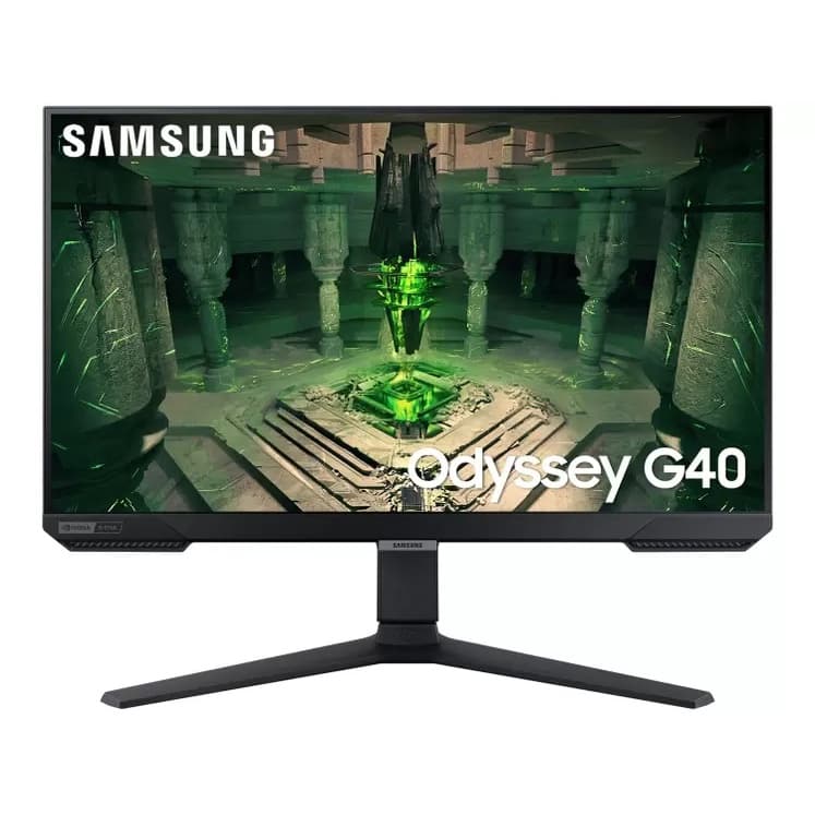 Monitor Gamer Samsung Odyssey G40 25 Polegadas 240Hz 1ms G-Sync AMD FreeSync Premium para PC Jogos Competitivos E-Sports