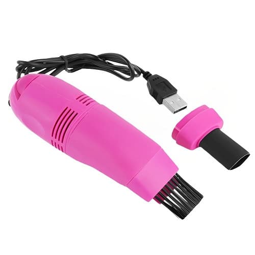 01 Mini Aspirador De Pó Via Usb Para Aspirar Pequenas Áreas Teclado Unhas Aspirador Pó