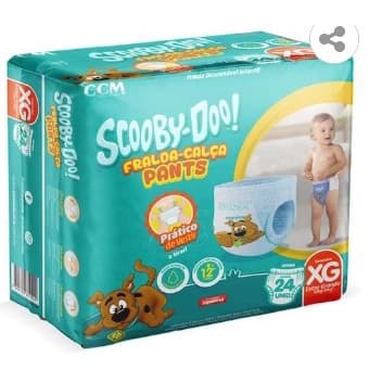 FRALDA INFANTIL CALÇA SCOOBY DOO JUMBO EG/24