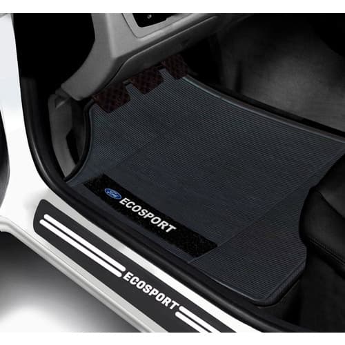 Kit Tapete E Soleira De Porta UNIVERSAL Ford Ecosport Personalizado PARA CARRO AUTOMOTIVO